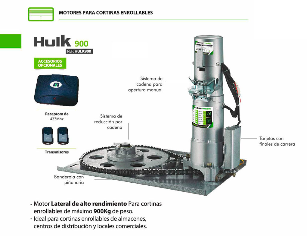 motor hulk-900-400-700